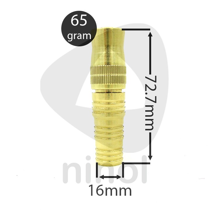 Béc rửa xe có chỉnh nối ống 16 ly