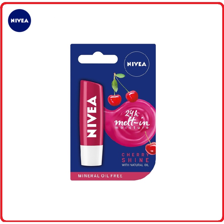 Son Dưỡng Ẩm NIVEA Giúp Cải Thiện Làn Môi Tươi Tắn (4.8g)