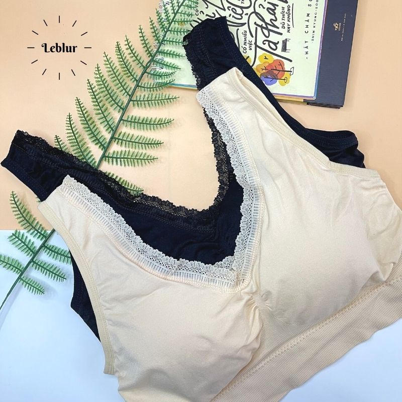 Áo bra bigsize có mút, dáng thể thao ôm ngực cực kì thoải mái năng động, Leblur