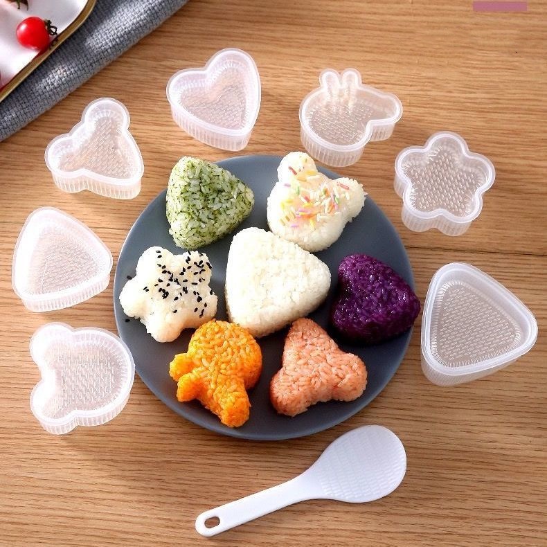 Set 8 Khuôn Làm Cơm Nắm Cho Bé