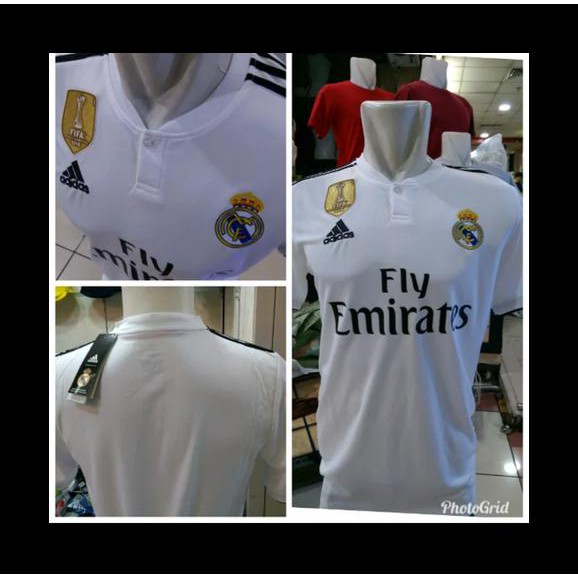 Áo Thun Đá Banh Đội Tuyển Real Madrid 2018 / 2019