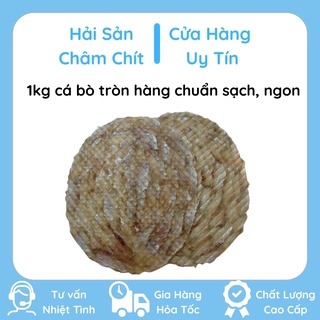Combo 1kg cá bò tròn / cá bóng khô