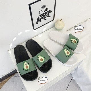 [CÓ SẴN] Dép quai ngang hình quả bơ đáng yêu