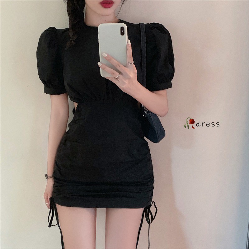 Váy hở eo thắt dây dáng đẹp