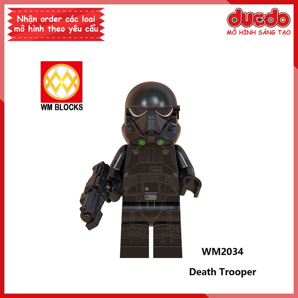 Minifigures nhân vật Chiến tranh các vì sao war - Đồ chơi Lắp ghép Xếp hình Mini Mô hình WM WM6099