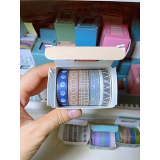 Set 5 cuộn washi tape