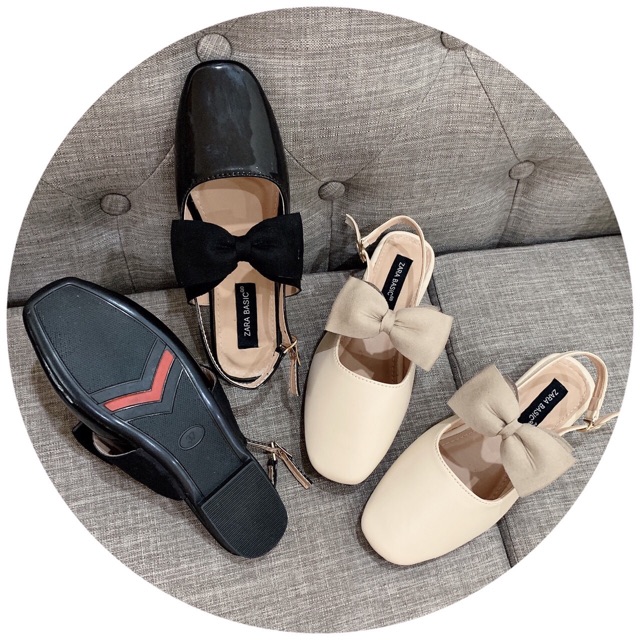 Giày nơ tiểu thư phong cách vintage | BigBuy360 - bigbuy360.vn