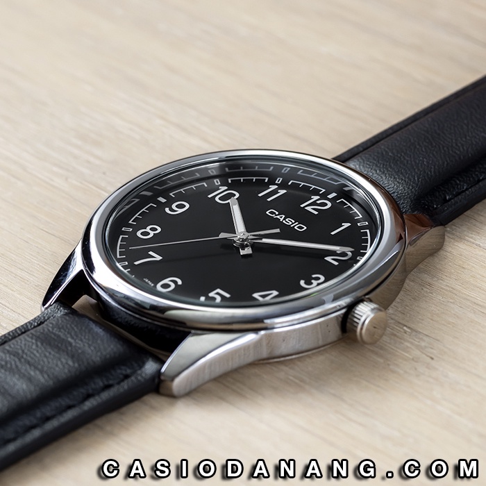 Đồng hồ nam dây da Casio chính hãng Anh Khuê MTP-V005L-1B4UDF (40mm)