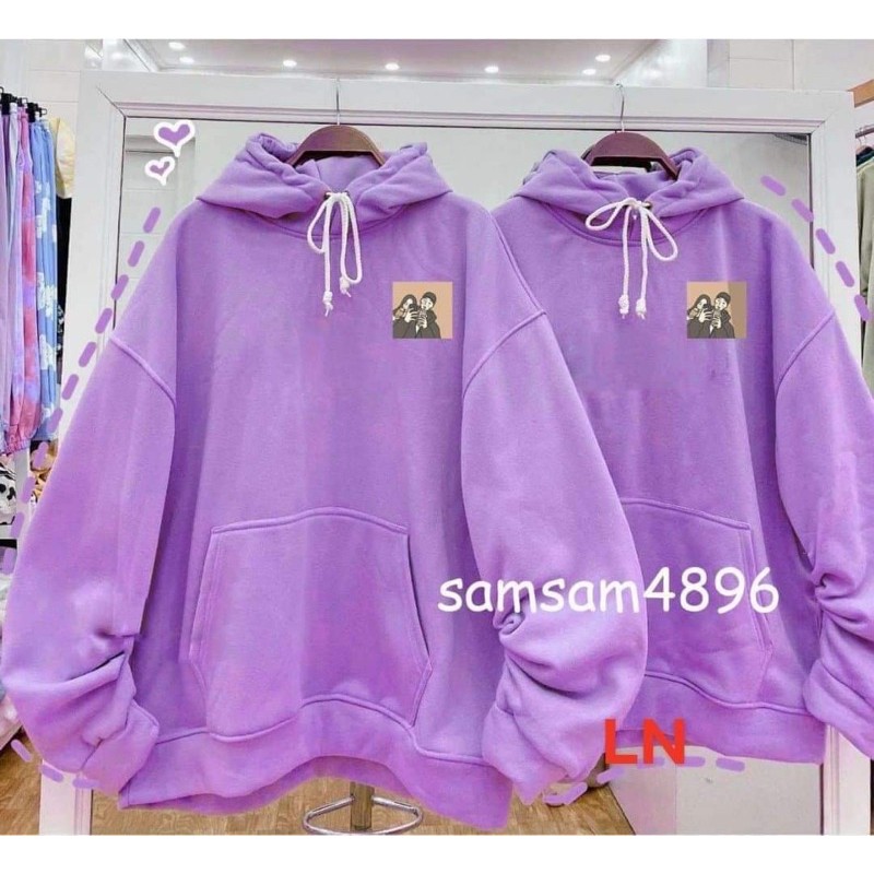 Áo hoodie hình người theo màu áo LN11