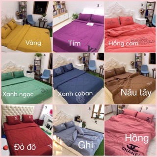 Bộ chăn ga cotton poly 5 món