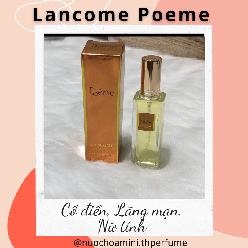 Nước Hoa mini Nữ Lacome Poême 20ml (Mẫu 5D)