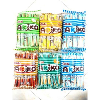 Bánh Snack Que Akiko Oishi Các Vị Gói 160g (20 que x 8g)