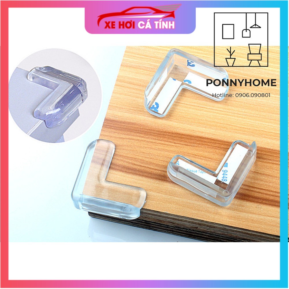 Miếng Dán Góc Bàn Trong Suốt Tránh Va Chạm Đáng Tiếc Xảy Ra Giúp Các Cạnh Góc Bàn Trở Nên An Toàn Hơn