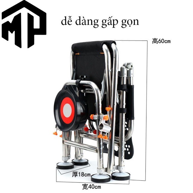 ghế câu đài địa hình Cá Chép tự lưng cao