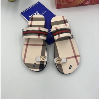 Dép xỏ ngón nữ sọc vàng size từ 33 đến 42
