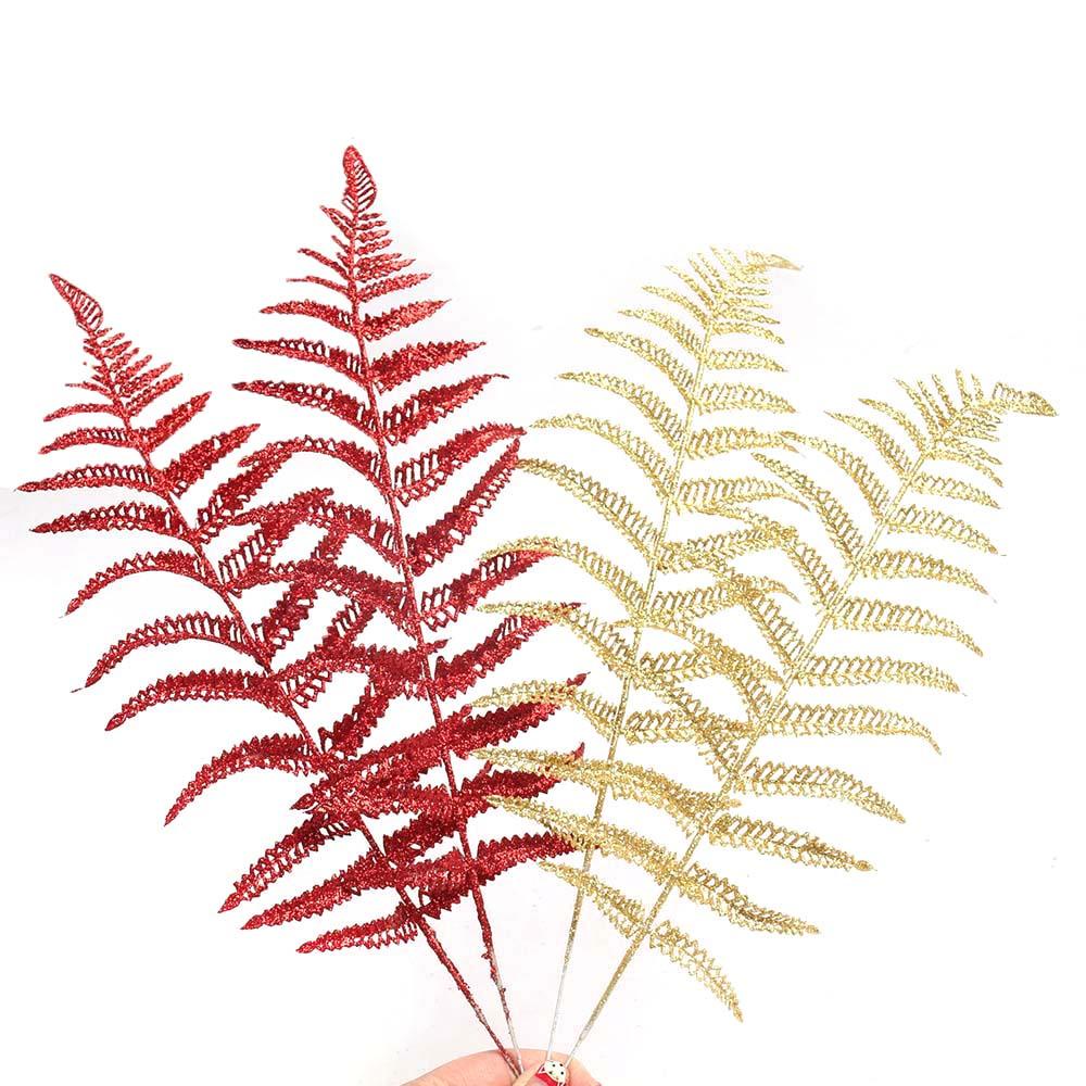 Set 10 nhánh cây sequin giả bằng nhựa nhiều màu trang trí nhà cửa/tiệc cưới/giáng sinh