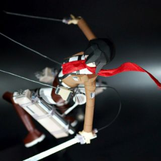 Mô hình giấy anime [Attack on Titan] Mikasa Ackerman