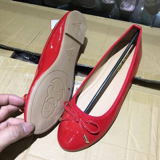<> giầy nữ ngoại cỡ - giầy búp bê nơ - chanxinh