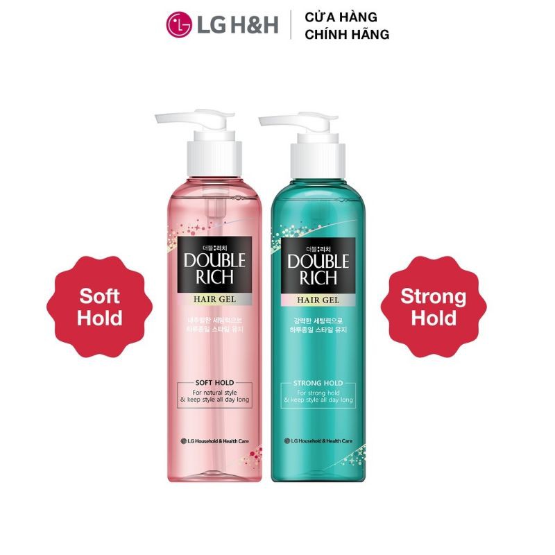 Gel tạo kiểu tóc Double Rich 250ml