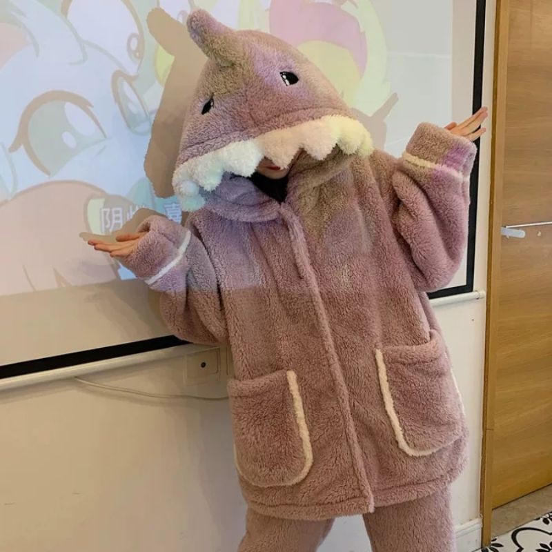 Bộ ngủ bông hình cá mập (có ảnh thật) | BigBuy360 - bigbuy360.vn