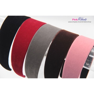 Bờm nhung cao cấp 4cm, phụ kiện tóc, phụ kiện thời trang