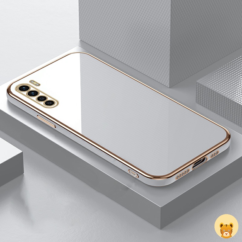Ốp Điện Thoại Mạ Điện 7 Màu Sang Trọng Đơn Giản Dành Cho Oppo Reno 3