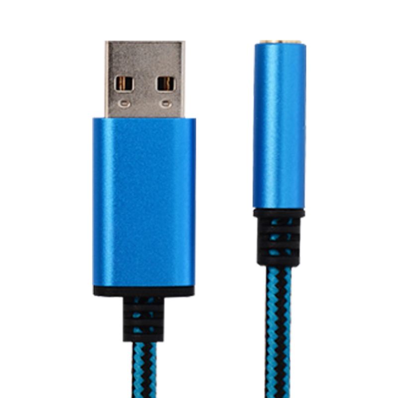 Cáp Chuyển Đổi Cổng Usb Sang Cổng Aux 3.5MM Dài 0.2m / 1m Với Giắc Cắm Tai Nghe 3.5MM Chuyên Dụng Cho Apple