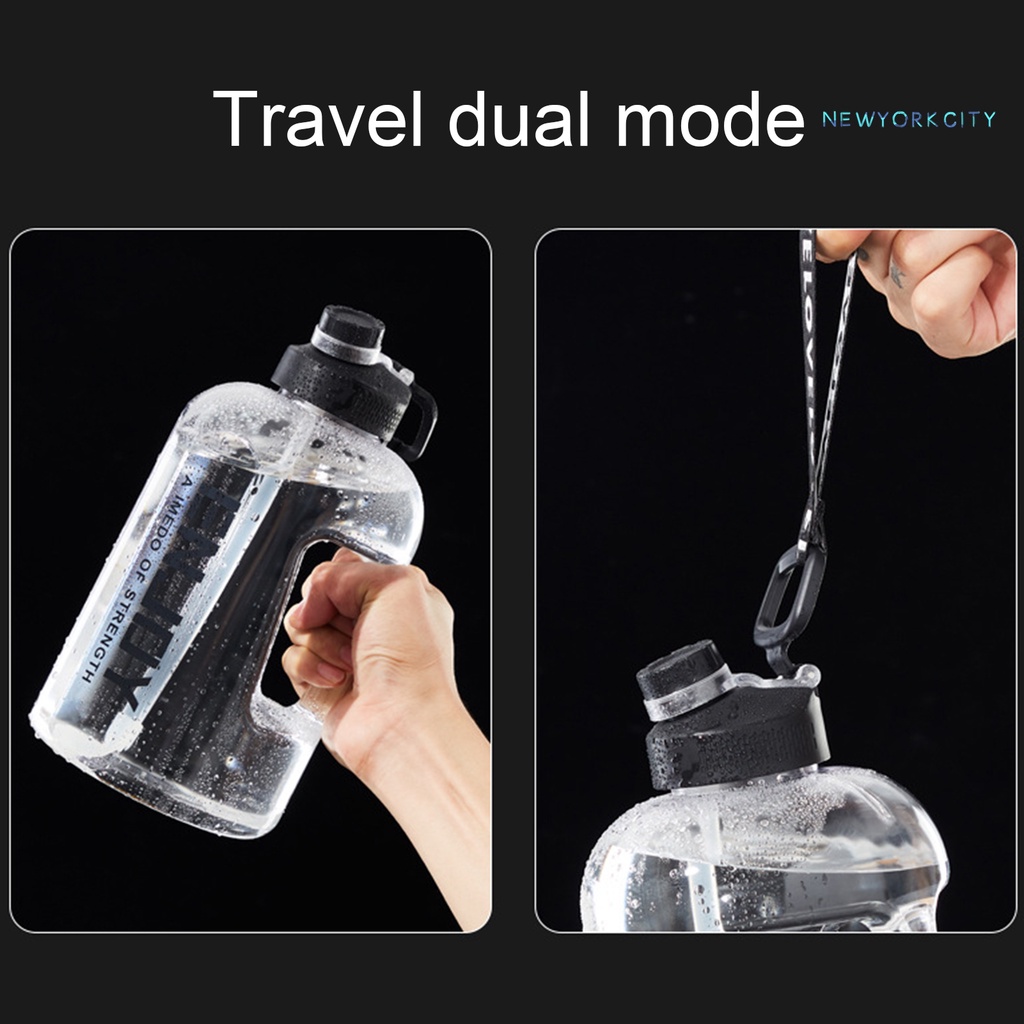 Bình Nước Thể Thao 2200ml Có Ống Hút Tiện Dụng