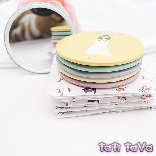 Gương mini Hàn Quốc Giá rẻ siêu kute Tatitava