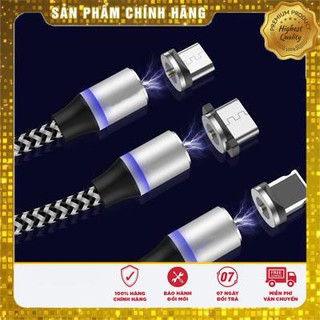 Cáp Sạc Nam Châm 3 Đầu