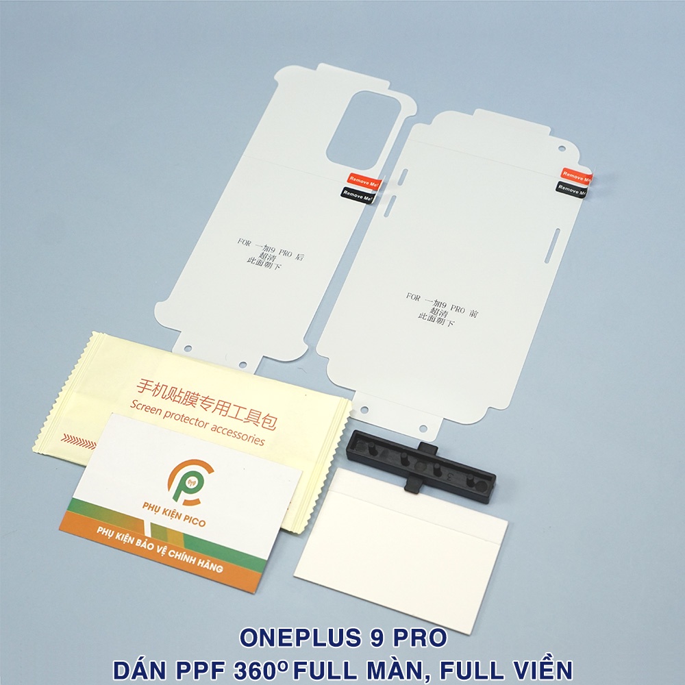 Dán màn hình Oneplus 9 Pro và dán lưng Oneplus 9 Pro bản đặc biệt dán full viền dẻo trong suốt - Combo 2