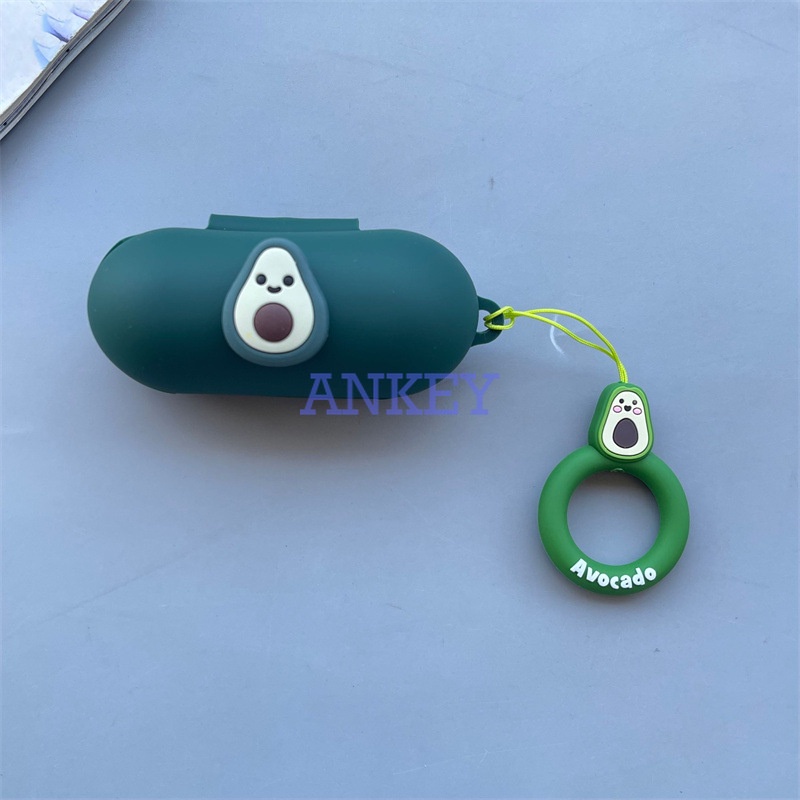 Sony WF-C500 WF-XB700 Vỏ bảo vệ hộp sạc tai nghe bằng silicone mềm hình bàn chân mèo quả dâu đáng yêu