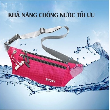 Túi Đen Hông Túi Chạy Bộ Thể Thao Mẫu Gọn Nhẹ Liện Lợi Thời Trang Unisex
