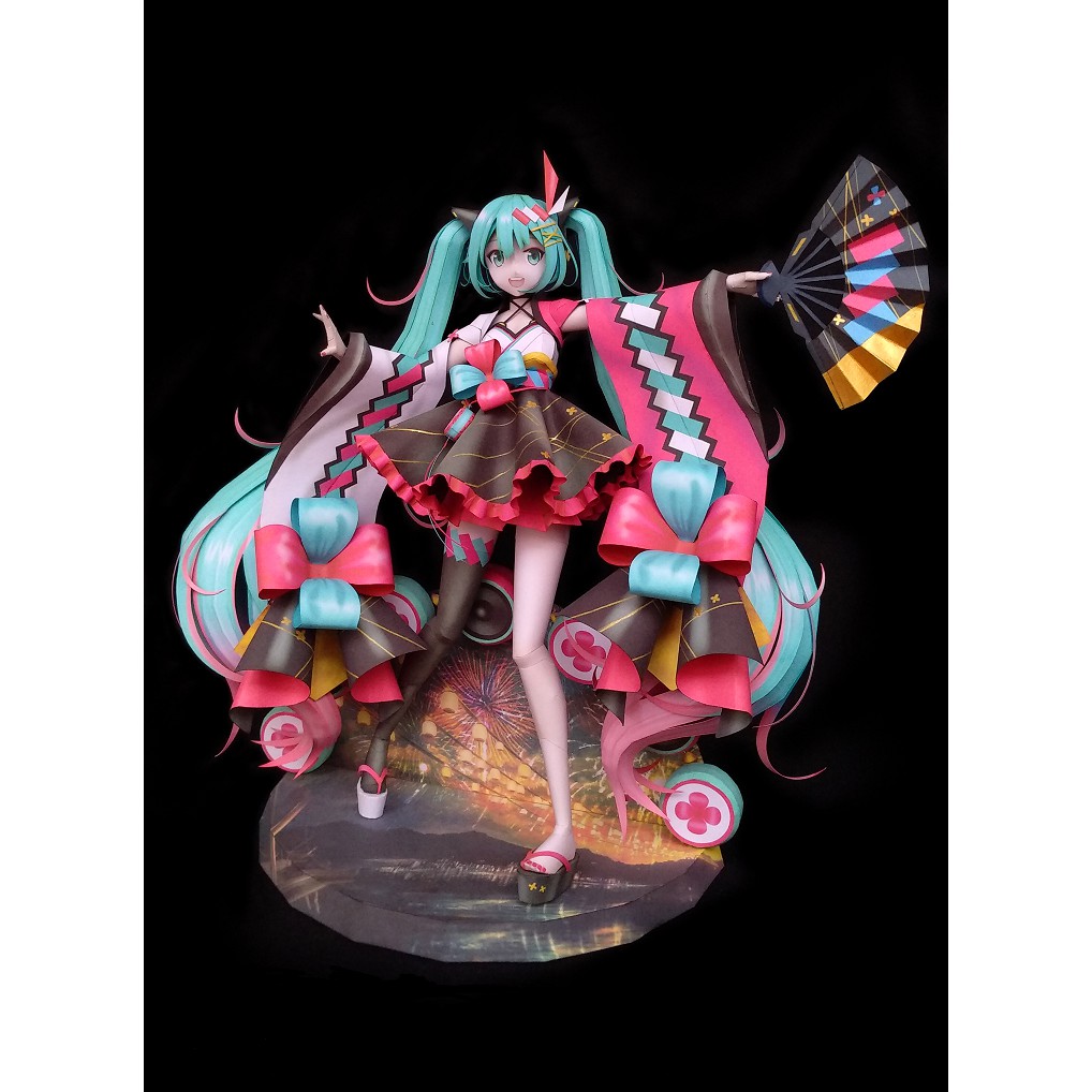 Mô hình giấy Hatsune Miku DIY