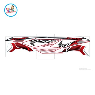 [SHIN DECAL] Tem xe sonic 150 trắng đỏ đen mới