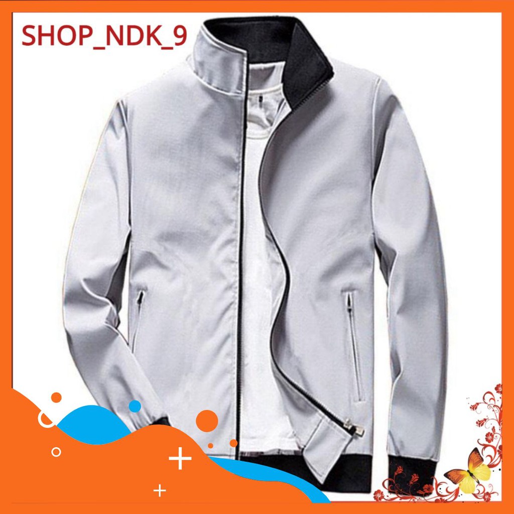 Áo khoác nam cổ trụ phối 2 túi cực đẹp - AK.004