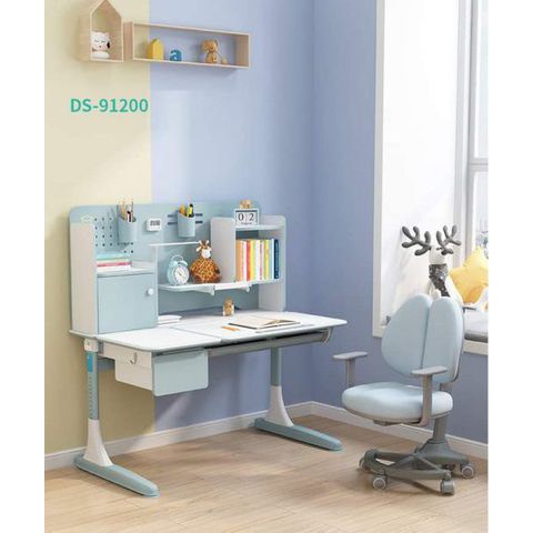 BÀN HỌC THÔNG MINH CHỐNG GÙ, CHỐNG CẬN CHO TRẺ EM DÀI 1,2M MÀU XANH MÃ CB-91200