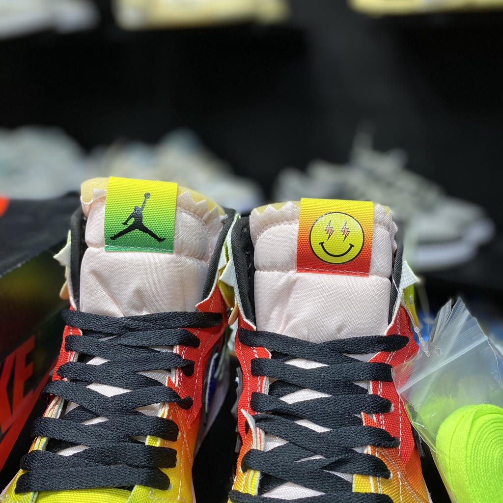 [ Hype Sneaker ] Giày sneaker Jordan 1 high J Balvin ( bản 1:1 ) .
