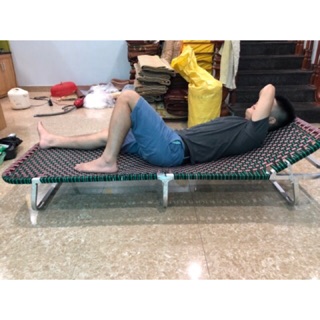Giường gấp khung vuông bền rẻ , đẹp , giá siêu sỉ