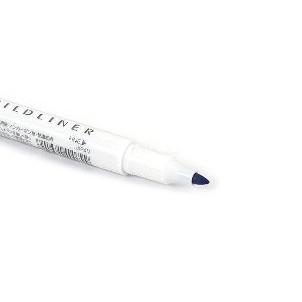 Bút đánh dấu Zebra Mildliner Highlighter - Bold/Five - Màu xanh tối (Mild Dark Blue)