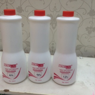 DUNG DỊCH KEM TRỢ NHUỘM OXY PEROXIDE COLORLINE LAVOX 1000ml