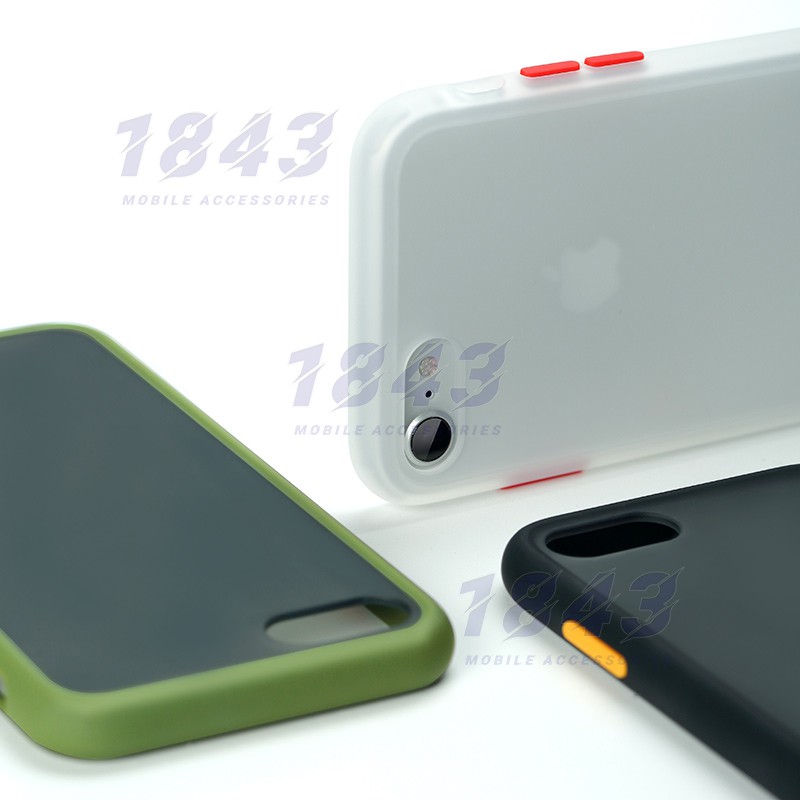 Ốp Lưng Chống Sốc Nhám Cho Iphone 6 / 6s / 6plus / 6splus / 7 / 8 / 7plus / 8plus / X / Xs / Xr / Xs Max / Se 2020