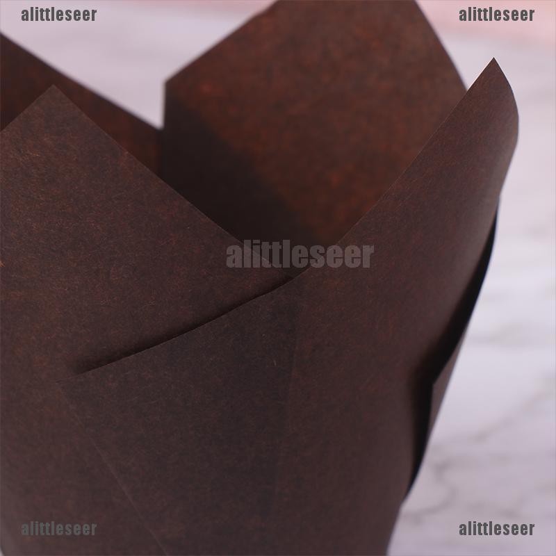 Set 50 Cốc Giấy Đựng Bánh Cupcake Hình Hoa Tulip Xinh Xắn