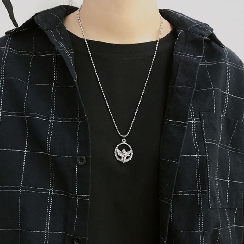 Dây chuyền nam nữ thiên thần Harajuku Hàn Quốc i63