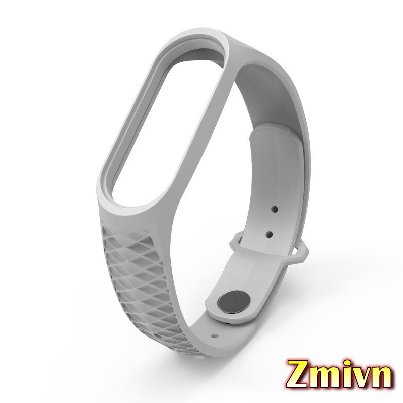 [Tặng dán màn ] Dây đeo thay thế Xiaomi miband 3 - Vân sần