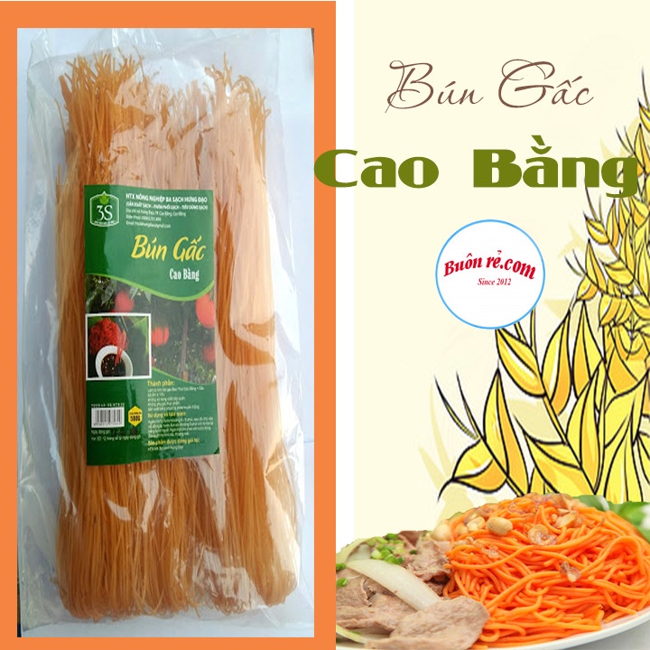 Bún gấc ( 500g ) ngon giòn dai giàu dinh dưỡng - Mì bún ngũ sắc Đặc sản Cao Bằng 00010