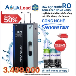 máy lọc nước ro Aqua lead hai vòi nóng nguội