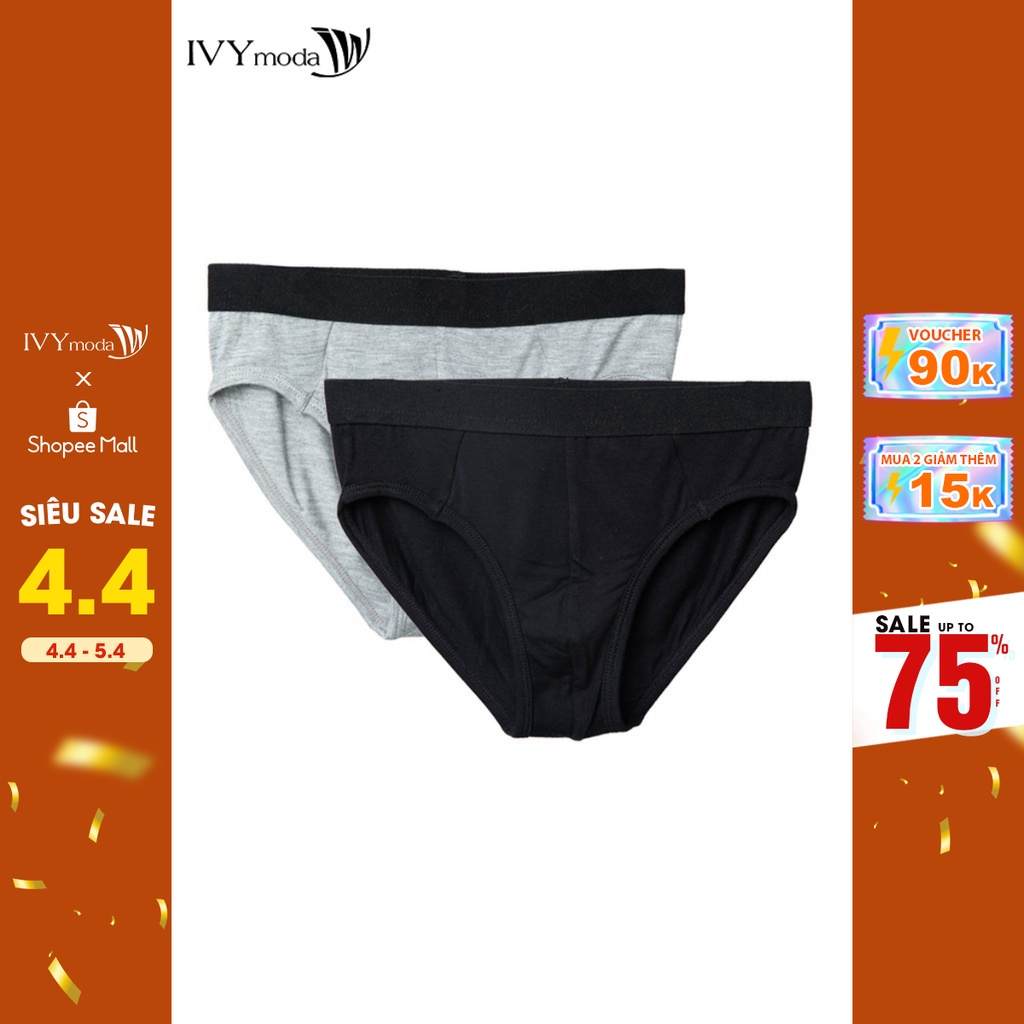 [NHẬP WABRTL5 GIẢM 10% TỐI ĐA 50K ĐH 250K ]Slip tam giác cho bé trai (2 chiếc) IVY moda MS 26K0764