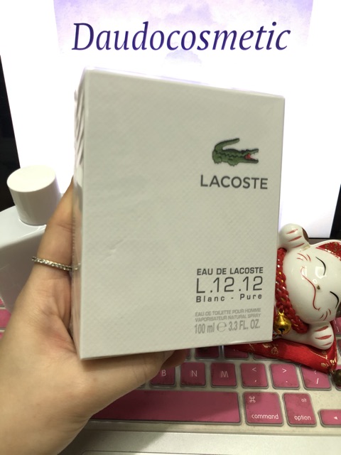 [ fullsize ] Nước hoa Lacoste L.12.12 Blanc Pure EDT 100ml