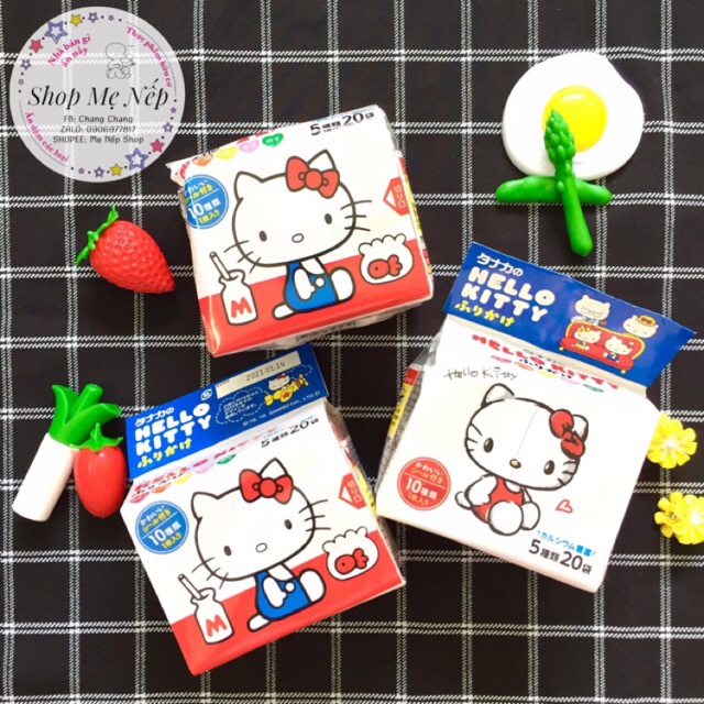 RẮC CƠM HELLO KITTY CHO BÉ (DATE MỚI)